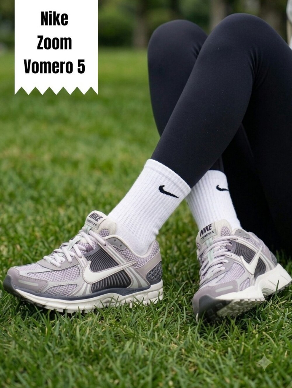 Nike Zoom Vomero 5 Womens Size 9 Athletic Walking Cushioned Retro Sneakers Shoes